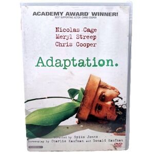 Adaptation DVD Movie 2003 By Spike Jonze Nicolas Cage Meryl Streep